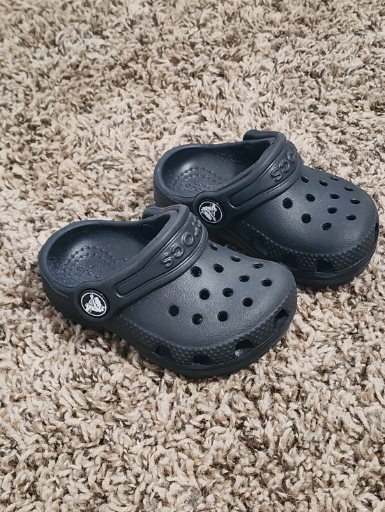 CROCS Other - Crocs Classic Baby Infant Size C4 Black Comfort Easy Slip On Summer Shoe